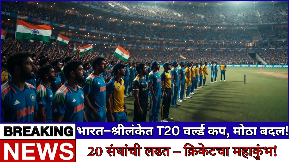 T20 वर्ल्ड कप 2026 - भारत आणि श्रीलंकेत पहिल्यांदा 20 संघ! काय आहे नवीन आणि का वेगळी आहे ही स्पर्धा?